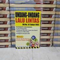 UNDANG-UNDANG LALU LINTAS UU NO.14 TAHUN 1992