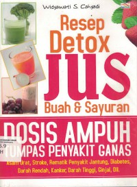 Resep Detox Jus Buah dan Sayuran