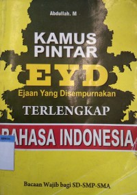 Kamus Pintar EYD Ejaan yang Disempurnakan Terlengkap Bahasa Indonesia