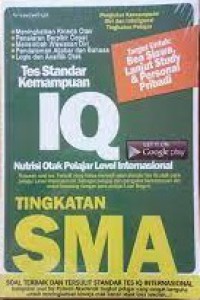 Tes Standar Kemampuan IQ Tingkatan SMA