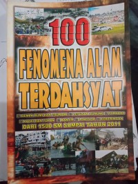 100 Fenomena Alam Terdahsyat dari 1500 SM sampai tahun 2011