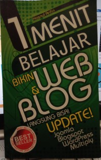 1 Menit Belajar Bikin Web & Blog langsung bisa: Update Joomla,Blogspot,wordpress,multiply