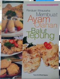 Panduan Wirausaha :Membuat ayam olahan balut tepung