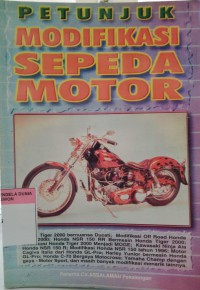 Petunjuk Modifikasi Sepeda Motor