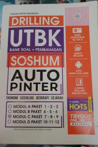 Drilling UTBK Bank Soal + Pembahasan Soshum Auto Pinter