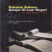 Rahasia Sukses Belajar di Luar Negeri