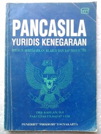 Pendidikan Pancasila Yuridis Kenegaraan