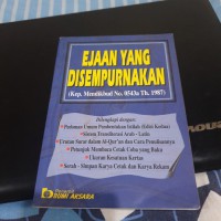 Ejaan yang Disempurnakan: Kep. Mendikbud No. 0543a Th. 1987