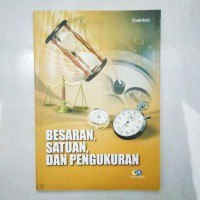 Besaran, Satuan, dan pengukuran