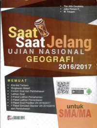 SAAT SAAT JELANG IJIAN NASIONAL GEOGRAFI 2016/2017