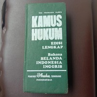 Kamus hukum edisi lengkap bahasa belanda, indonesia, inggris (sampul hijau)